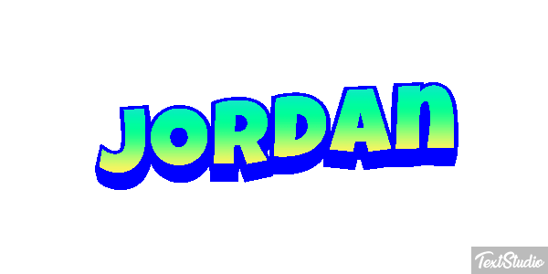 Jordan Tekst effect