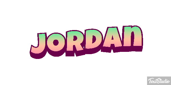 Jordan Tekst effect