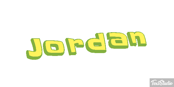 Jordan Tekst effect