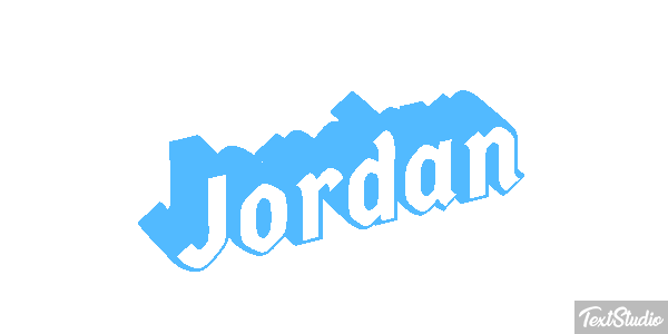 Jordan Tekst effect