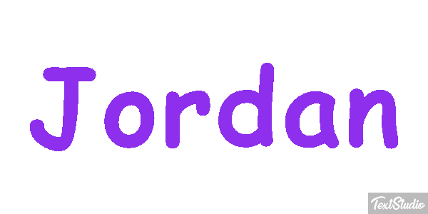 Jordan Tekst effect