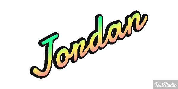 Jordan Tekst effect