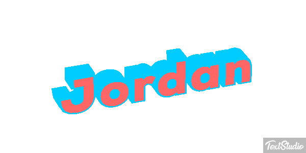 Jordan Tekst effect
