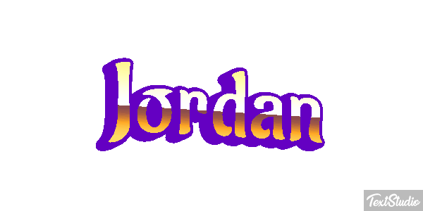Jordan Tekst effect