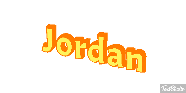Jordan Tekst effect