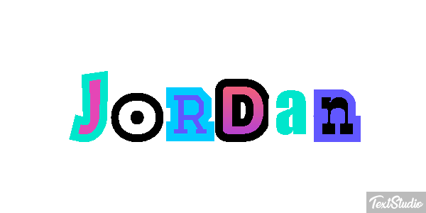 Jordan Tekst effect