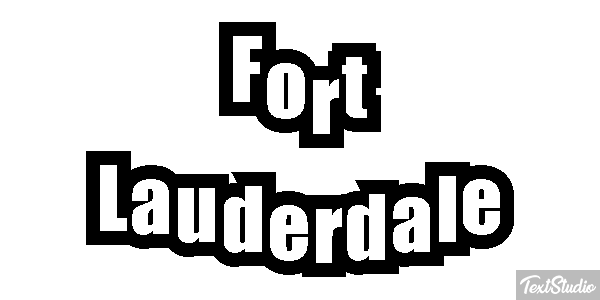 Fort Lauderdale Effetto testo