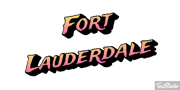 Fort Lauderdale Effetto testo