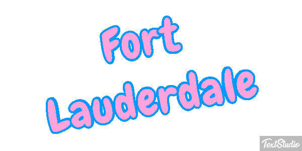 Fort Lauderdale Effetto testo