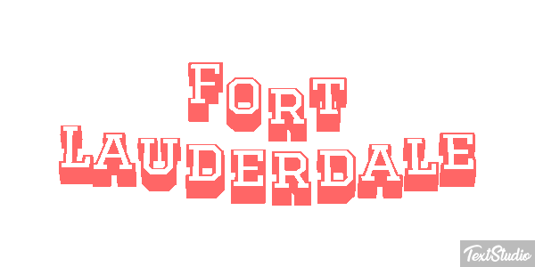 Fort Lauderdale Effetto testo