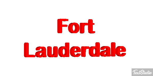 Fort Lauderdale Effetto testo