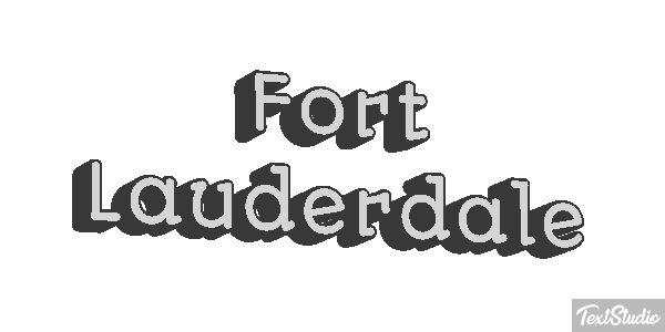 Fort Lauderdale Effetto testo