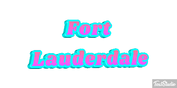 Fort Lauderdale Effetto testo