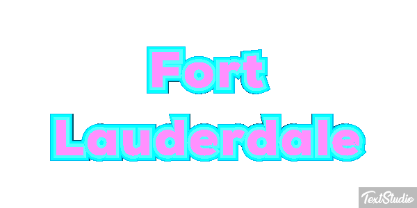 Fort Lauderdale Effetto testo