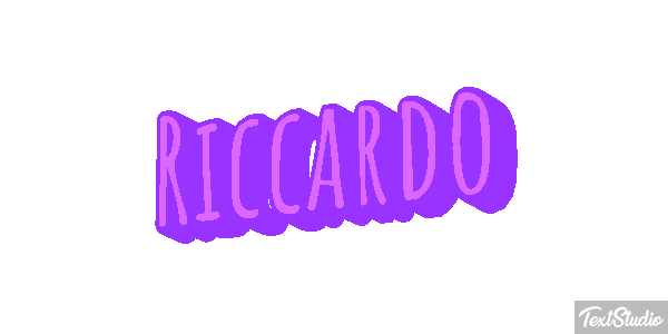 Riccardo Effetto testo