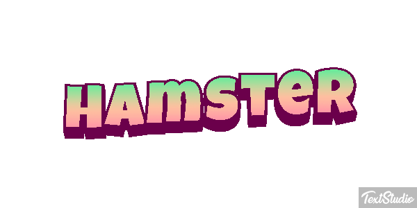 Hamster Effetto testo
