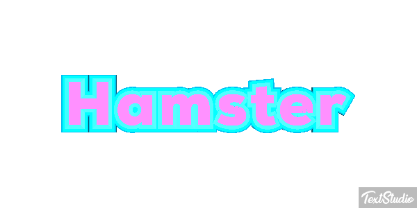 Hamster Effetto testo