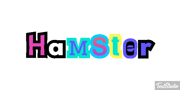 Hamster Effetto testo