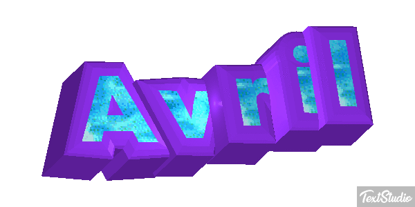 Avril Text effect