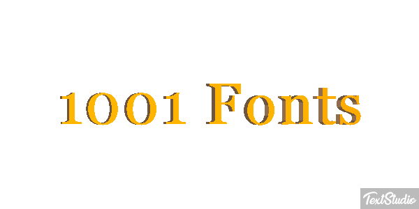 1001 Fonts Effet de texte