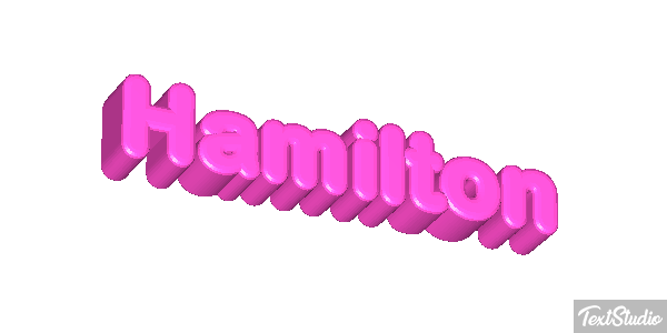 Hamilton Tekst effect