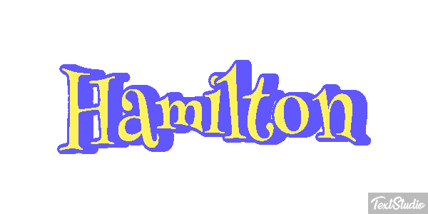 Hamilton Tekst effect