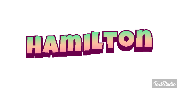 Hamilton Tekst effect