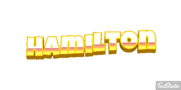 Hamilton Tekst effect