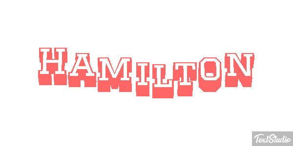 Hamilton Tekst effect