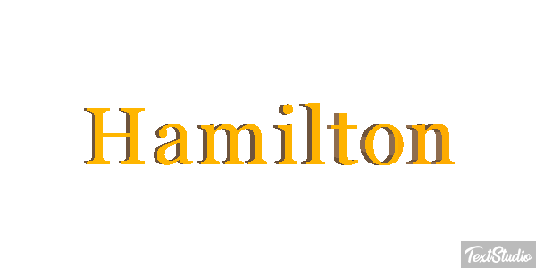 Hamilton Tekst effect