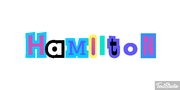 Hamilton Tekst effect