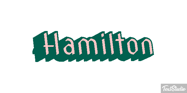 Hamilton Tekst effect