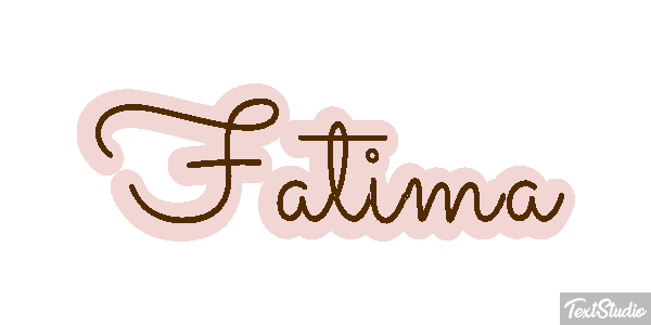 Fatima Texteffekt