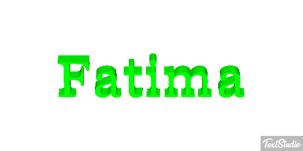 Fatima Texteffekt