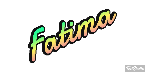 Fatima Texteffekt