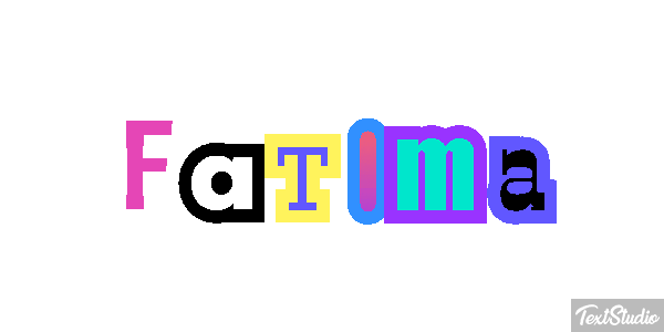 Fatima Texteffekt