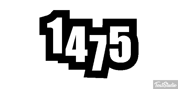 1475 Text effect