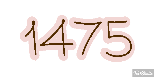 1475 Text effect