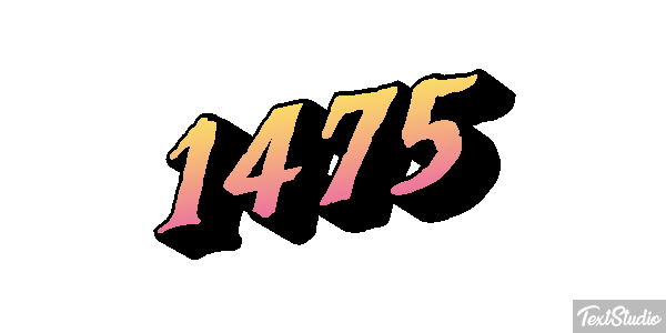 1475 Text effect