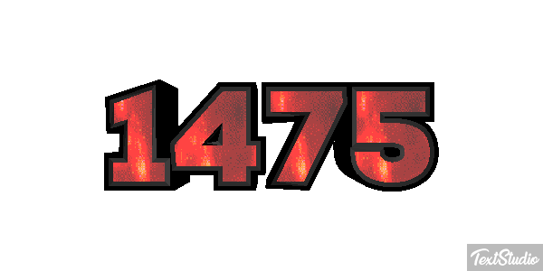 1475 Text effect