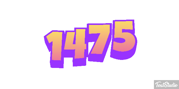 1475 Text effect