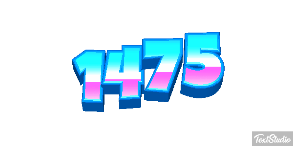 1475 Text effect