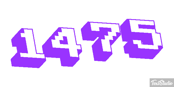 1475 Text effect
