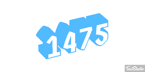 1475 Text effect