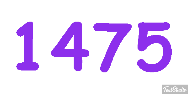 1475 Text effect