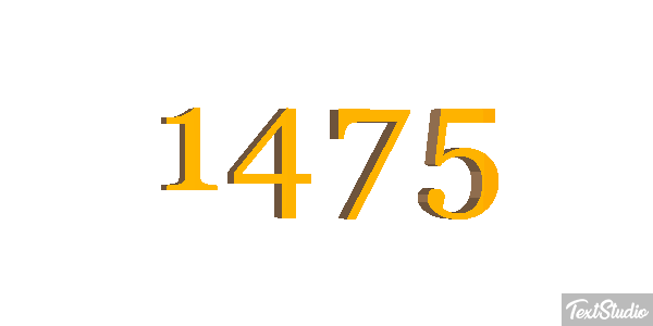 1475 Text effect