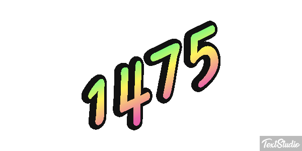 1475 Text effect