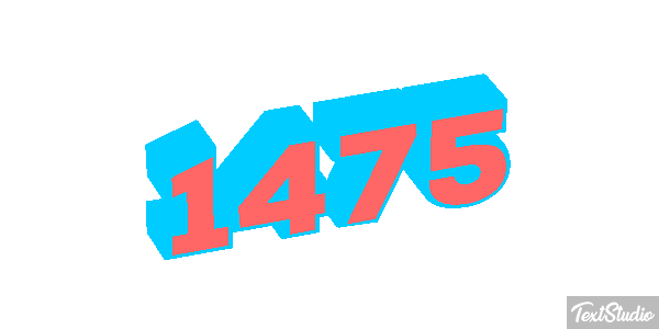1475 Text effect