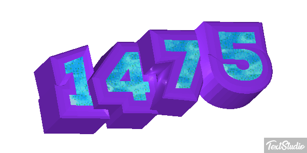1475 Text effect