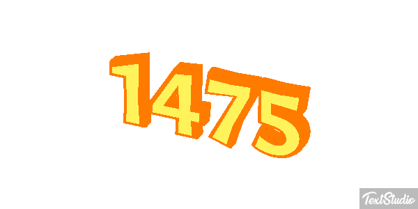 1475 Text effect